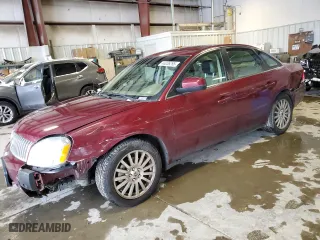 2005 Mercury Montego Premier with VIN 1MEHM43195G628820, listed as a Copart auction lot 44036295 with 80,157 mi miles and Salvage Title. Bid and sale history available at carsss.com. Image 1.