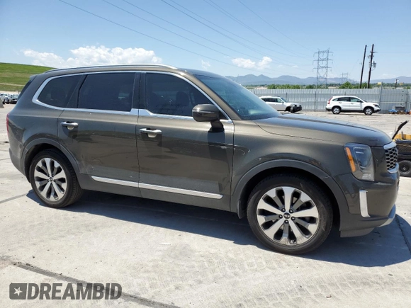2020 Kia Telluride S with VIN 5XYP64HC9LG030907, listed as a Copart auction lot 59674855 with 85,351 mi miles and Salvage title. Bid and sale history available at DreamBid. Image 4.