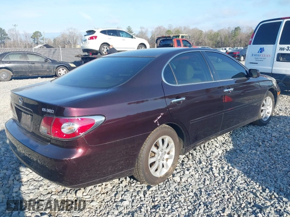 2004 Lexus ES 350 with VIN JTHBA30G345030038, listed as a IAAI auction lot 41457908 with 238,356 mi miles and . Bid and sale history available at DreamBid. Image 4.