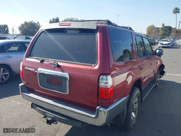 2002 Toyota 4Runner SR5 with VIN JT3GN86RX20229507, listed as a IAAI auction lot 41357416 with 263,191 mi miles. Bid and sale history available at carsss.com. Image 4.