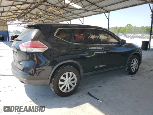 2016 Nissan Rogue SV with VIN KNMAT2MV4GP666096, listed as a Copart auction lot 53612185 with 125,721 mi miles and Clean Title. Bid and sale history available at carsss.com. Image 3.
