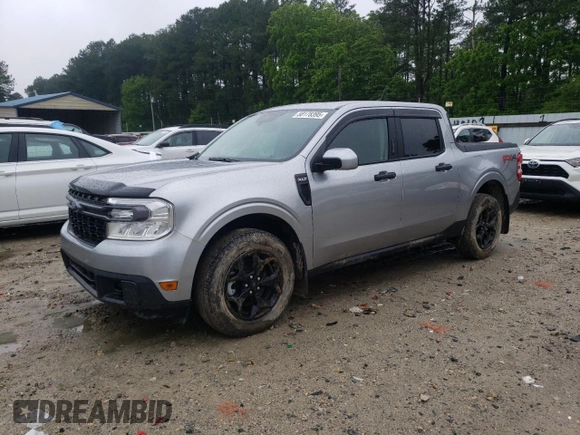 2023 Ford Maverick XL with VIN 3FTTW8F92PRA20907, listed as a Copart auction lot 58178395 with 23,585 mi miles and Salvage title. Bid and sale history available at DreamBid. Image 1.