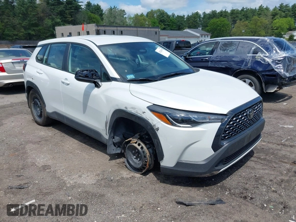 2024 Toyota Corolla Cross L with VIN 7MUAAABG5RV117722, listed as a IAAI auction lot 42241678 with 10,148 mi miles and . Bid and sale history available at DreamBid. Image 1.