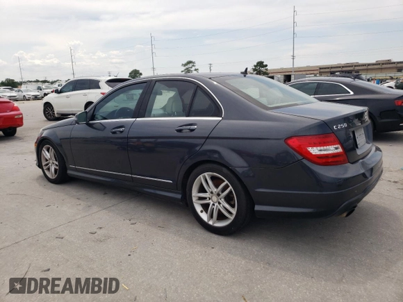 2014 Mercedes-Benz C 250 Sport with VIN WDDGF4HB6ER308115, listed as a Copart auction lot 62885535 with 173,161 mi miles and Clean title. Bid and sale history available at DreamBid. Image 2.
