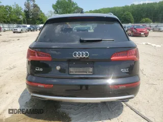 2018 Audi Q5 Premium Plus with VIN WA1BNAFY5J2182663, listed as a Copart auction lot 54220245 with 61,676 mi miles and Salvage Title. Bid and sale history available at DreamBid. Image 6.