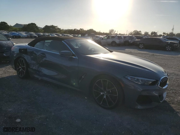 2019 BMW 8 Series M850i xDrive with VIN WBAFY4C50KBX39181, listed as a Copart auction lot 43533615 with 0 mi miles and Salvage Title. Bid and sale history available at carsss.com. Image 4.