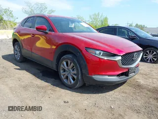 2023 Mazda CX-30 S Carbon Edition with VIN 3MVDMBCM7PM522324, listed as a IAAI auction lot 42159082 with 17,676 mi miles and . Bid and sale history available at DreamBid. Image 1.