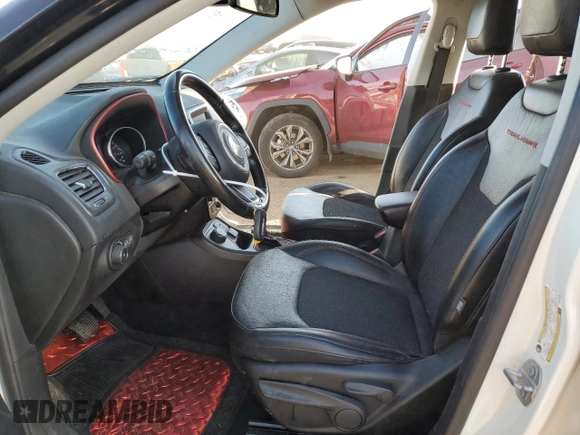 2021 Jeep Compass Trailhawk with VIN 3C4NJDDB9MT511835, listed as a Copart auction lot 63119815 with 79,360 mi miles and Salvage title. Bid and sale history available at DreamBid. Image 7.