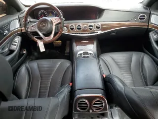 2018 Mercedes-Benz S 560 with VIN WDDUG8GB0JA384253, listed as a Copart auction lot 76186244 with 73,378 mi miles and Non Repairable. Bid and sale history available at DreamBid. Image 8.