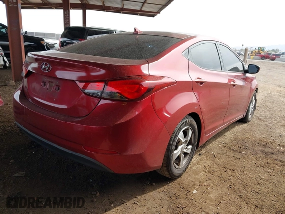 2015 Hyundai Elantra SE with VIN 5NPDH4AE1FH594184, listed as a IAAI auction lot 41602213 with 114,228 mi miles and . Bid and sale history available at DreamBid. Image 4.