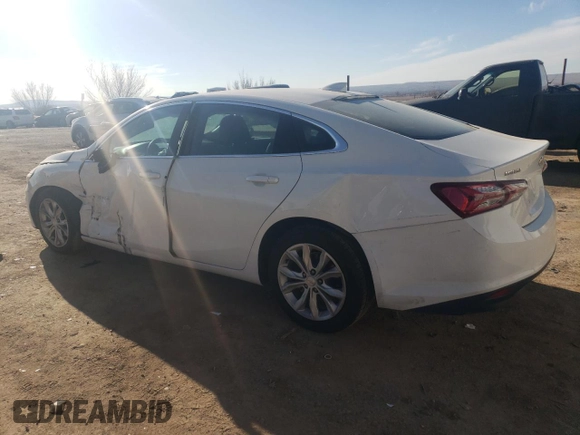 2022 Chevrolet Malibu LT with VIN 1G1ZD5ST8NF153402, listed as a Copart auction lot 82884524 with 44,494 mi miles and Salvage Title. Bid and sale history available at DreamBid. Image 2.
