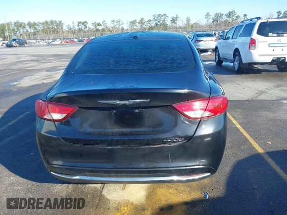 2015 Chrysler 200 C with VIN 1C3CCCCB4FN524965, listed as a IAAI auction lot 41757269 with 187,293 mi miles. Bid and sale history available at carsss.com. Image 16.