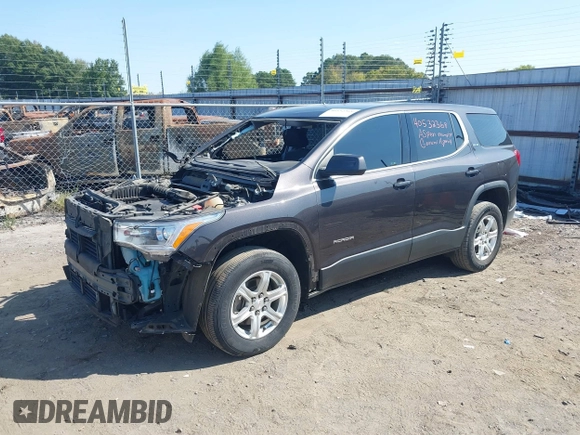 2019 GMC Acadia SLE with VIN 1GKKNKLAXKZ170072, listed as a IAAI auction lot 40532368 with 90,451 mi miles. Bid and sale history available at carsss.com. Image 2.