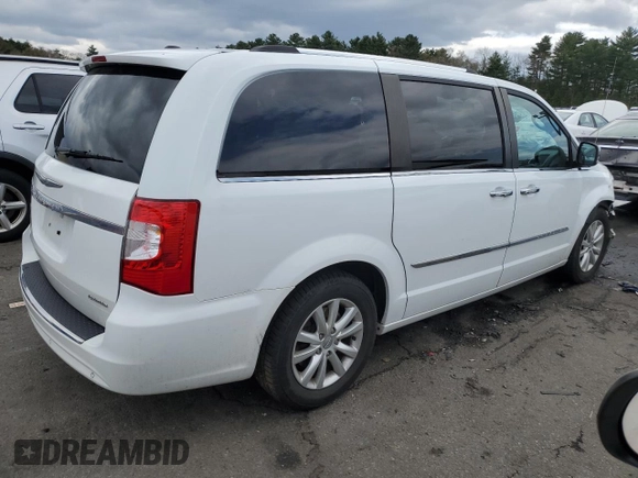2016 Chrysler Town & Country Limited Platinum with VIN 2C4RC1GGXGR133548, listed as a Copart auction lot 51998334 with 108,207 mi miles and Salvage Title. Bid and sale history available at DreamBid. Image 3.