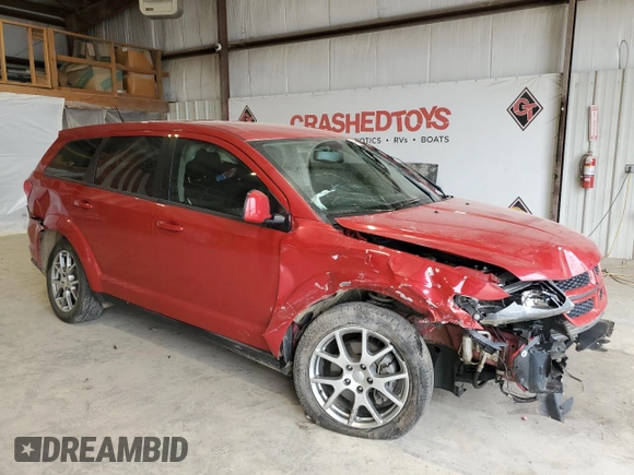2017 Dodge Journey GT with VIN 3C4PDDEGXHT610387, listed as a Copart auction lot 49231325 with 93,383 mi miles and Salvage Title. Bid and sale history available at DreamBid. Image 4.