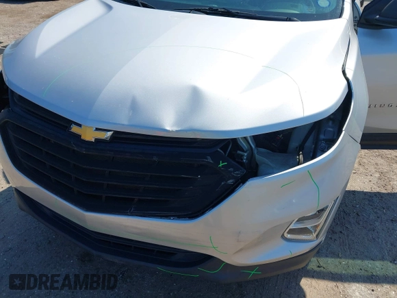 2018 Chevrolet Equinox LS with VIN 3GNAXHEV8JS502212, listed as a IAAI auction lot 42064863 with 107,321 mi miles and . Bid and sale history available at DreamBid. Image 6.