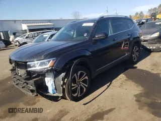 2023 Volkswagen Atlas SEL z VIN 1V2BR2CA9PC504925, wystawiony jako Copart lot #76634444 z przebiegiem 42 855 mil mil oraz Szkoda całkowita • Salvage title. Historia ofert i sprzedaży dostępna na DreamBid. Obrazek 1.