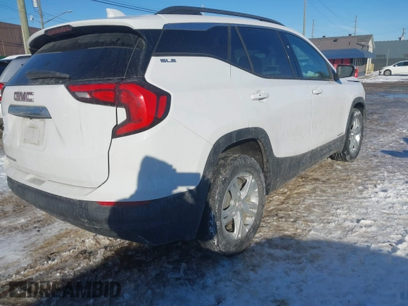 2020 GMC Terrain SLE with VIN 3GKALMEV8LL201910, listed as a IAAI auction lot 41650442 with 55,087 mi miles. Bid and sale history available at carsss.com. Image 4.
