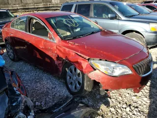 2014 Buick Regal Premium I with VIN 2G4GM5ER2E9175284, listed as a Copart auction lot 42518515 with Not provided miles and Salvage title. Bid and sale history available at DreamBid. Image 4.