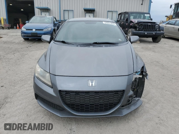 2013 Honda CR-Z with VIN JHMZF1D49DS000435, listed as a Copart auction lot 54651855 with 181,444 mi miles and Salvage Title. Bid and sale history available at carsss.com. Image 5.
