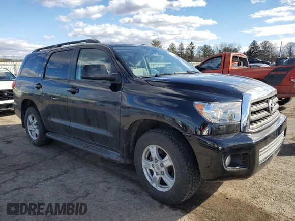 2013 Toyota Sequoia SR5 with VIN 5TDBY5G12DS084953, listed as a Copart auction lot 43582965 with 218,585 mi miles and Salvage Title. Bid and sale history available at carsss.com. Image 4.
