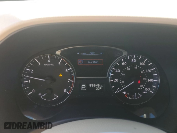 2013 Nissan Pathfinder SV with VIN 5N1AR2MM8DC657504, listed as a Copart auction lot 86372854 with 126,646 mi miles and Salvage Title. Bid and sale history available at carsss.com. Image 9.