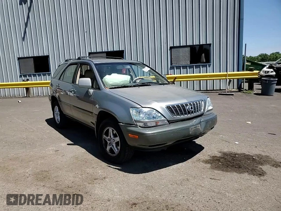 2002 Lexus RX 300 with VIN JTJHF10U220265688, listed as a Copart auction lot 62247264 with 89,459 mi miles and Salvage Title. Bid and sale history available at carsss.com. Image 11.