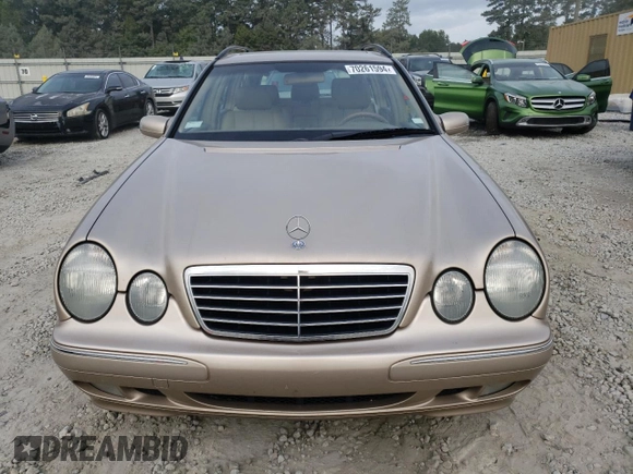 2001 Mercedes-Benz E-Class with VIN WDBJH65J41B312277, listed as a Copart auction lot 70261594 with 123,702 mi miles and Clean Title. Bid and sale history available at carsss.com. Image 5.