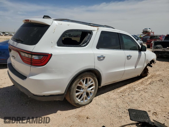 2017 Dodge Durango SXT with VIN 1C4RDHAG5HC643251, listed as a Copart auction lot 56574145 with 64,904 mi miles and Clean title. Bid and sale history available at DreamBid. Image 3.