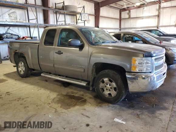2012 Chevrolet Silverado 1500 LT with VIN 1GCRCSE09CZ306875, listed as a Copart auction lot 46305785 with 195,966 mi miles and Salvage Title. Bid and sale history available at DreamBid. Image 4.