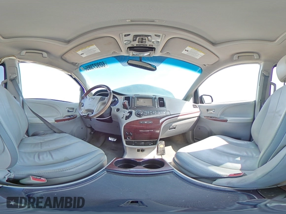2012 Toyota Sienna XLE AAS with VIN 5TDYK3DC8CS224654, listed as a Copart auction lot 60927385 with 161,282 mi miles and Salvage title. Bid and sale history available at DreamBid. Image 14.