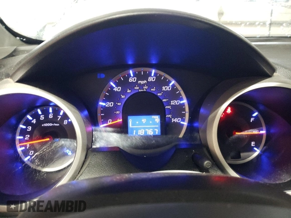 2009 Honda Fit Sport with VIN JHMGE88489S053552, listed as a Copart auction lot 50840555 with 118,767 mi miles and Salvage Title. Bid and sale history available at carsss.com. Image 9.