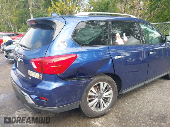 2019 Nissan Pathfinder SV with VIN 5N1DR2MN7KC619975, listed as a IAAI auction lot 39309211 with 120,658 mi miles and . Bid and sale history available at DreamBid. Image 17.