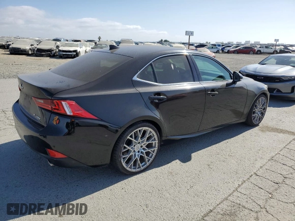 2016 Lexus IS 200t with VIN JTHBA1D2XG5020811, listed as a Copart auction lot 60625625 with 112,983 mi miles and Salvage title. Bid and sale history available at DreamBid. Image 3.