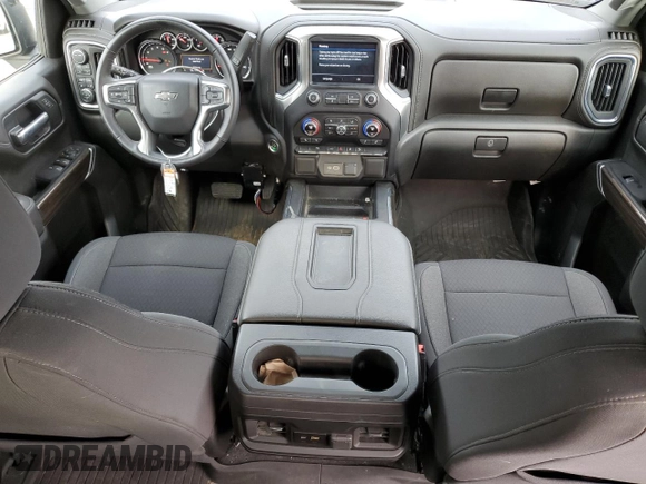 2022 Chevrolet Silverado 1500 LT Trail Boss with VIN 1GCPYFEL3NZ213931, listed as a Copart auction lot 43682135 with 57,428 mi miles and Salvage Title. Bid and sale history available at DreamBid. Image 8.