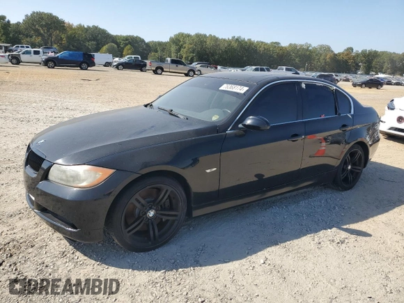 2007 BMW 3 Series 335i with VIN WBAVB735X7KY61679, listed as a Copart auction lot 76368174 with 111,146 mi miles and Clean title. Bid and sale history available at DreamBid. Image 1.
