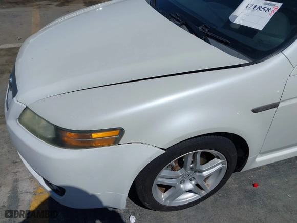 2008 Acura TL with VIN 19UUA66298A035234, listed as a IAAI auction lot 41871858 with 1 mi miles. Bid and sale history available at carsss.com. Image 6.