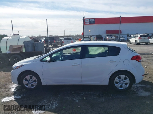 2017 Kia Forte5 LX with VIN KNAFK5A83H5667498, listed as a IAAI auction lot 41712666 with 23,745 mi miles. Bid and sale history available at carsss.com. Image 14.