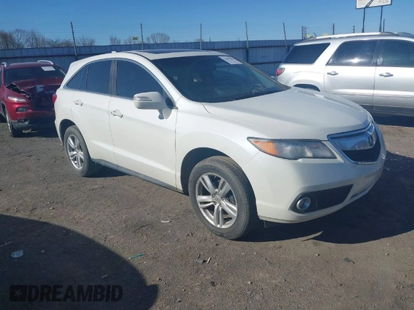 2015 Acura RDX Tech Pkg with VIN 5J8TB3H55FL013666, listed as a IAAI auction lot 41807022 with 151,522 mi miles. Bid and sale history available at carsss.com. Image 1.