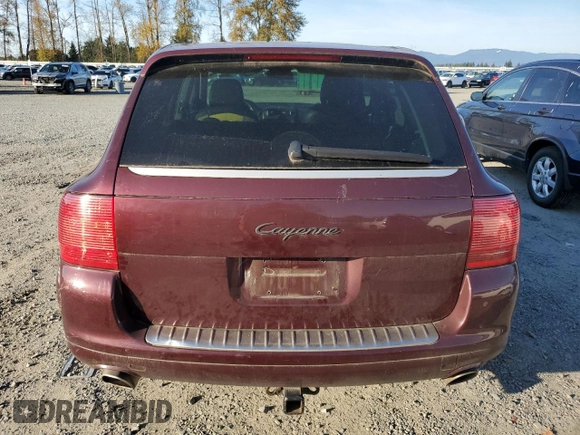 2005 Porsche Cayenne with VIN WP1AA29P05LA23943, listed as a Copart auction lot 70976984 with 49,336 mi miles and Salvage Title. Bid and sale history available at carsss.com. Image 6.