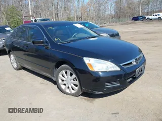 2006 Honda Accord LX with VIN 1HGCM66386A064958, listed as a IAAI auction lot 41931491 with 103,237 mi miles and . Bid and sale history available at DreamBid. Image 1.