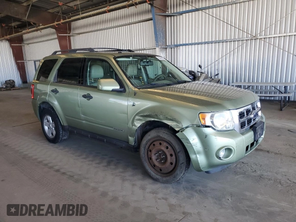 2008 Ford Escape Hybrid with VIN 1FMCU59H88KE09091, listed as a Copart auction lot 62416815 with 224,614 mi miles and Salvage title. Bid and sale history available at DreamBid. Image 4.
