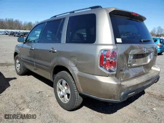 2006 Honda Pilot EX-L with VIN 5FNYF185X6B016255, listed as a Copart auction lot 50231695 with 150,916 mi miles and Salvage Title. Bid and sale history available at carsss.com. Image 2.