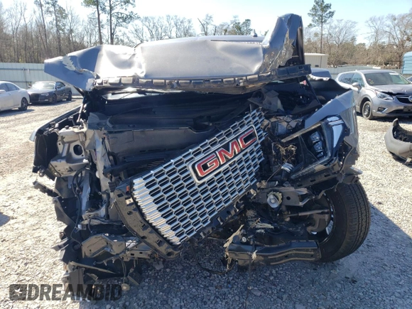 2021 GMC Yukon Denali with VIN 1GKS2DKL2MR129896, listed as a Copart auction lot 46808315 with 0 mi miles and Salvage Title. Bid and sale history available at carsss.com. Image 5.