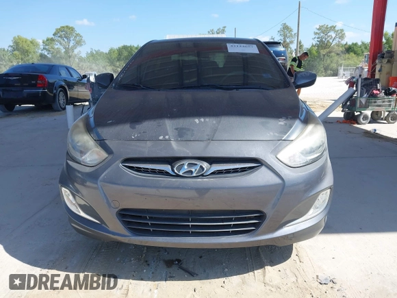 2012 Hyundai Accent GLS with VIN KMHCU4AE5CU246327, listed as a IAAI auction lot 42124657 with 139,287 mi miles. Bid and sale history available at carsss.com. Image 12.