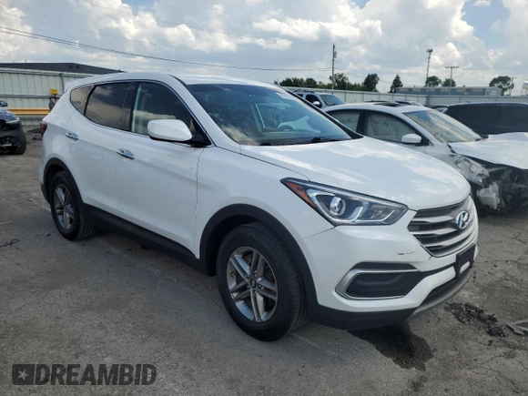 2018 Hyundai Santa Fe 2.4L with VIN 5XYZTDLBXJG571865, listed as a Copart auction lot 62103705 with 190,269 mi miles and Clean title. Bid and sale history available at DreamBid. Image 4.