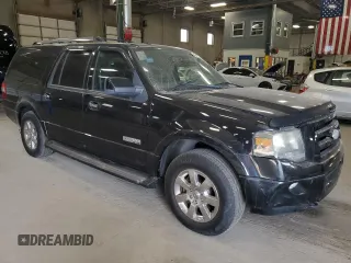 2007 Ford Expedition Max Limited z VIN 1FMFK20517LA13579, wystawiony jako Copart lot #48687555 z przebiegiem 141 045 mil mil oraz Czysty tytuł • Clean title. Historia ofert i sprzedaży dostępna na DreamBid. Obrazek 4.