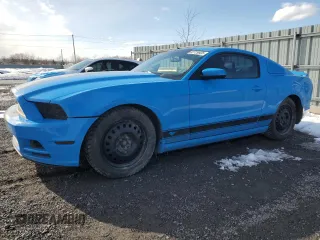 2014 Ford Mustang V6 with VIN 1ZVBP8AM4E5213836, listed as a Copart auction lot 52729605 with 110,438 mi miles and Salvage Title. Bid and sale history available at carsss.com. Image 1.