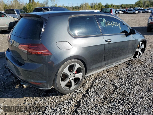 2015 Volkswagen Golf GTI S with VIN 3VWYT7AU5FM074585, listed as a Copart auction lot 70212354 with 60,162 mi miles and Salvage Title. Bid and sale history available at carsss.com. Image 3.