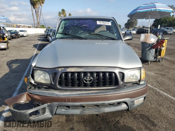 2001 Toyota Tacoma PreRunner with VIN 5TENM92N31Z851038, listed as a Copart auction lot 78100474 with 290,895 mi miles and Salvage title. Bid and sale history available at DreamBid. Image 5.